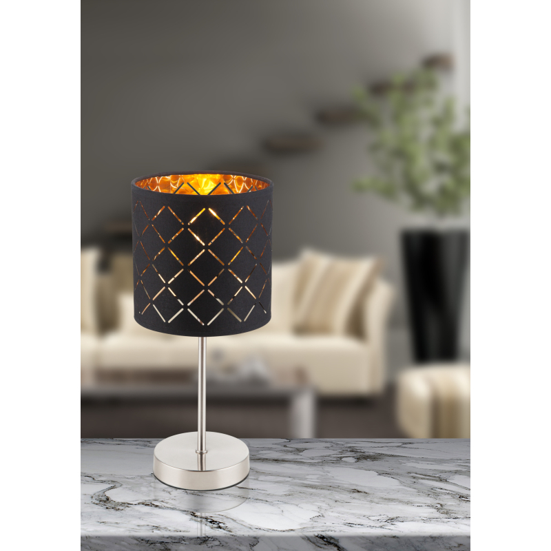 Globo 15229T CLARKE - Stolní lampička s vypínačem na kabelu  1 x E14