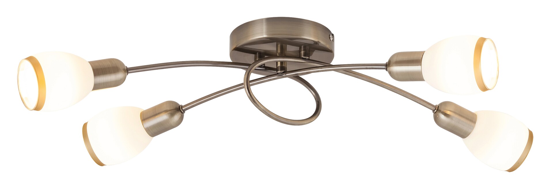 Rabalux 5973 ELITE bronze - Moderní stropní bronzový lustr 4 x E14