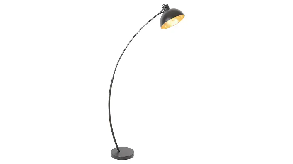 Rabalux 5592 OTTO - Moderní stojací lampa v černo zlaté barvě 158cm