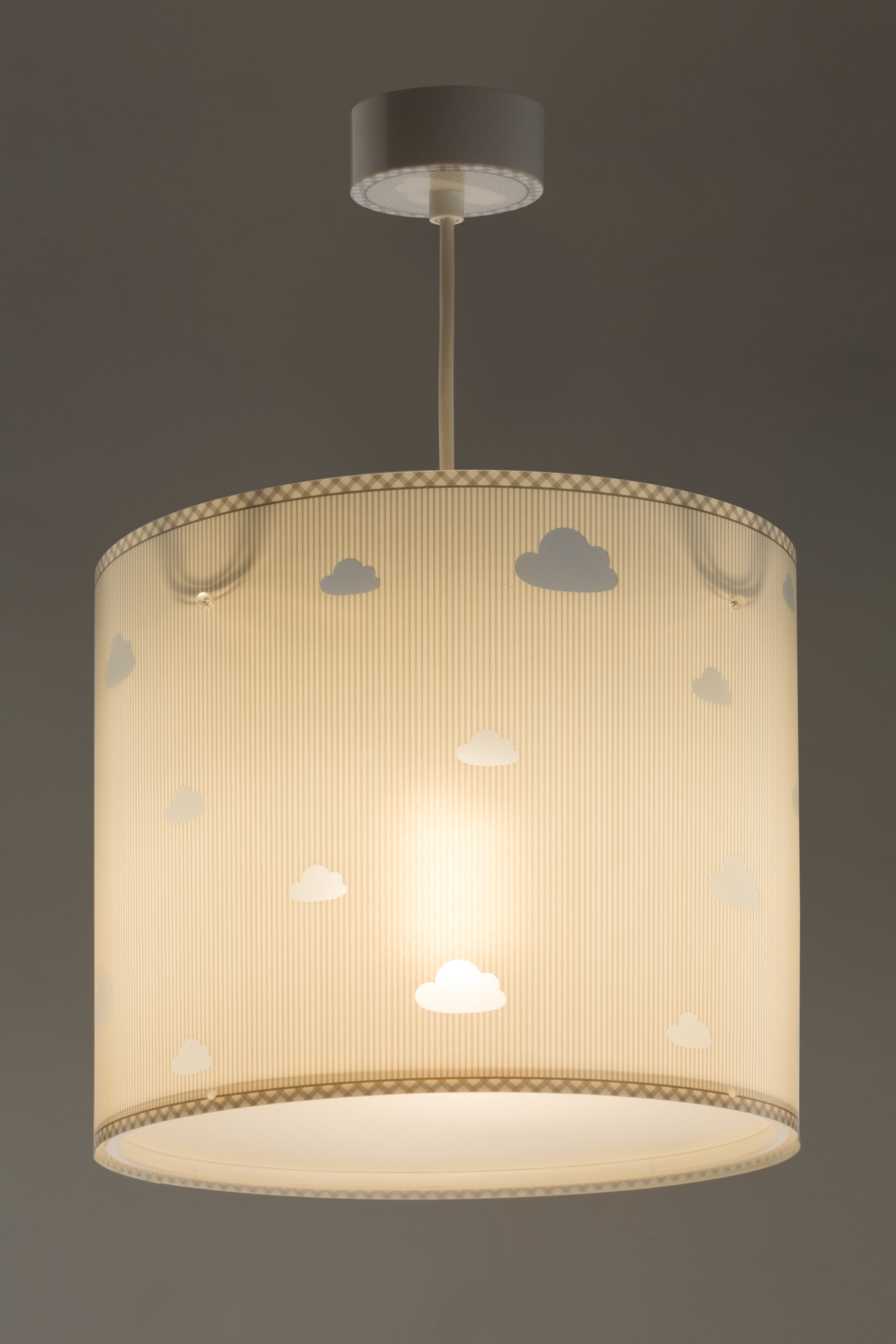 Dalber 62012E SWEET DREAMS  - Dětské závěsné svítidlo šedé + Dárek LED žárovka