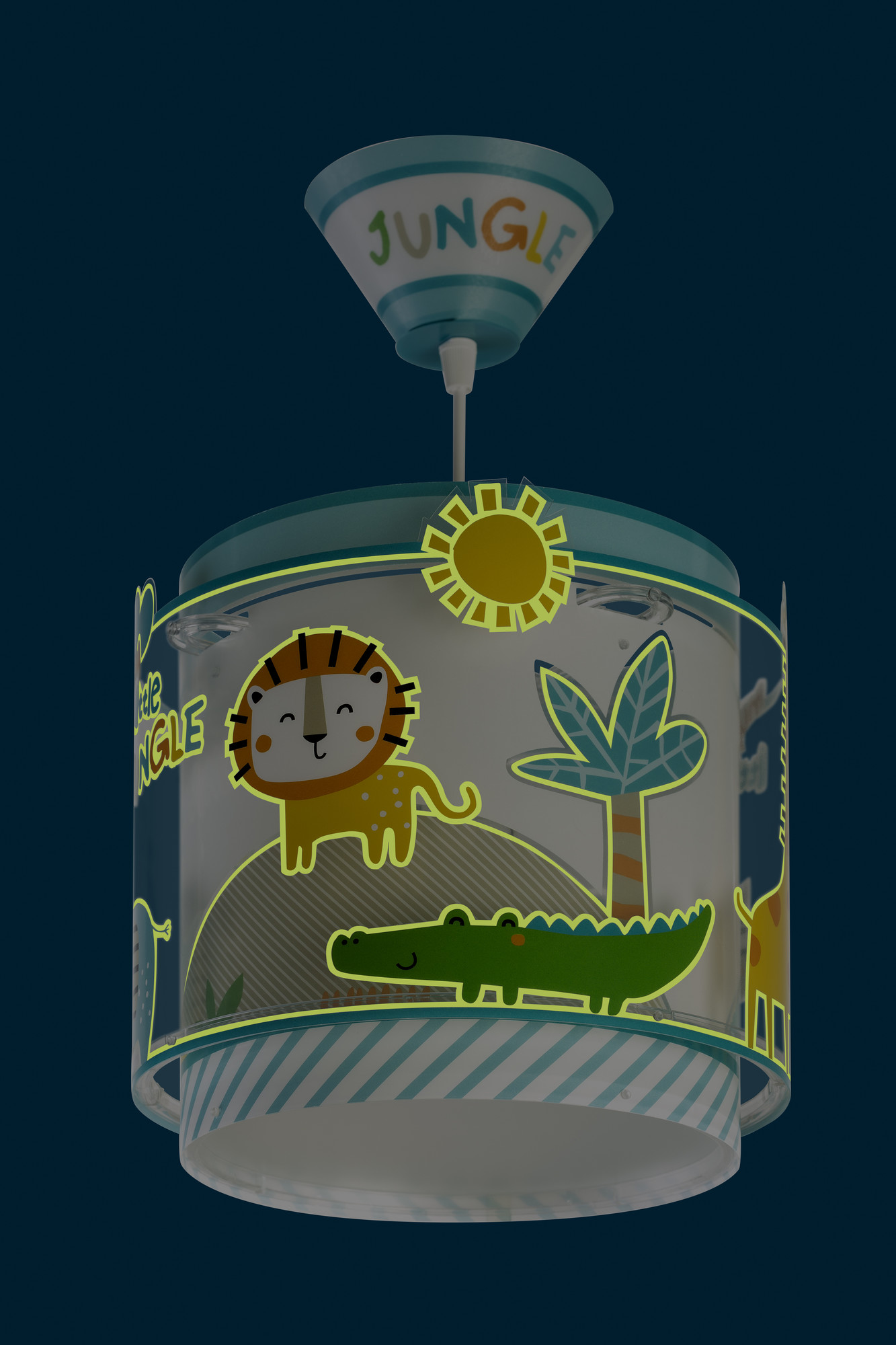 Dalber 76112 MY LITTLE JUNGLE - Dětské závěsné svítidlo se zvířátky + Dárek LED žárovka