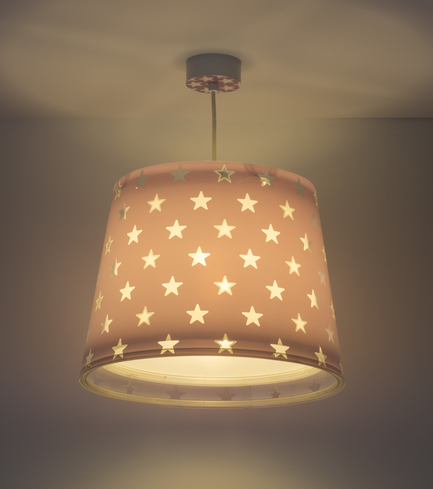 Dalber 81212L STARS - Dětské závěsné svítidlo s hvězdami + Dárek LED žárovka