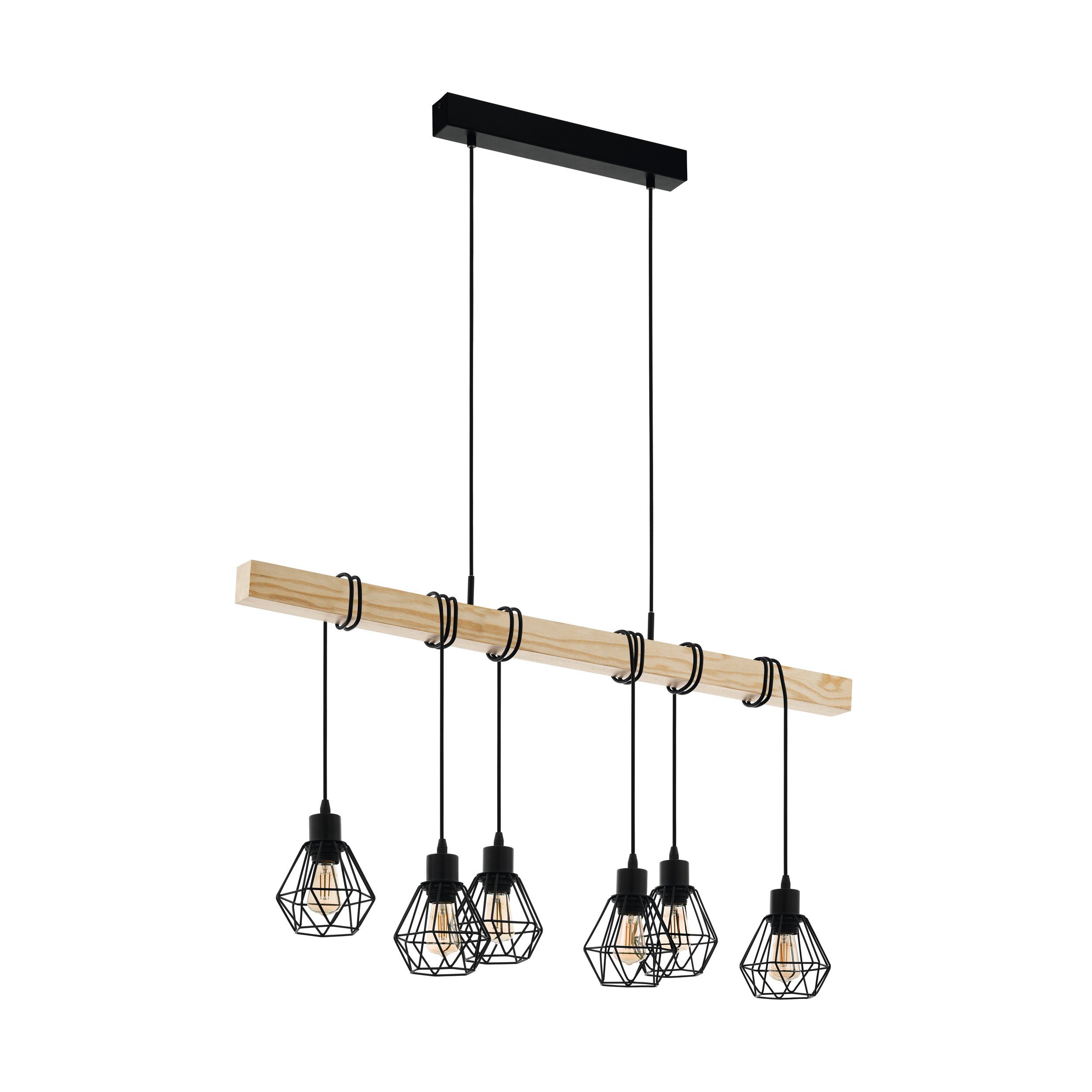 Eglo 44076 TOWNSHEND 5 - Závěsný retro lustr 6 x E27, 100cm šířka