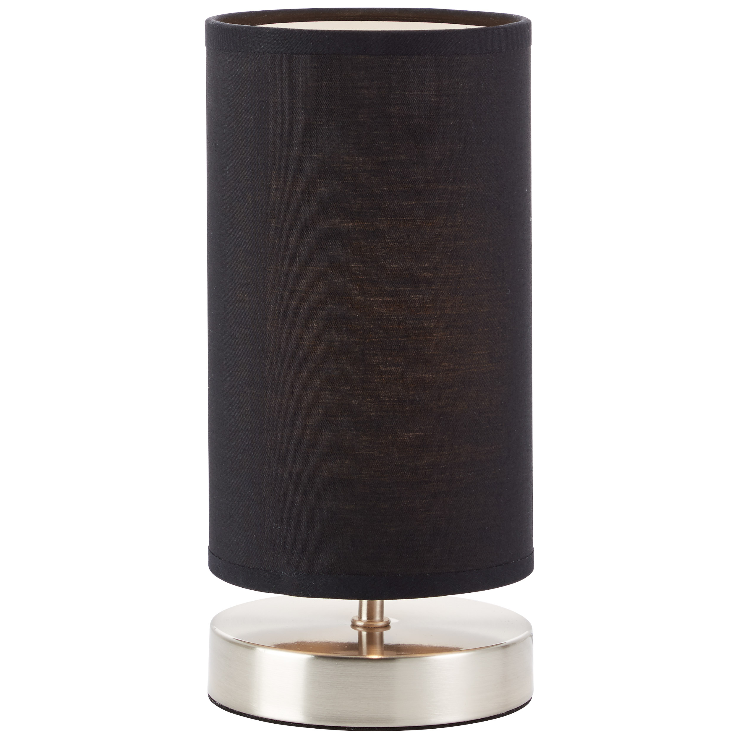 Brilliant 13247/06 CLARIE - Stolní lampička s textilním stínidlem v černé barvě