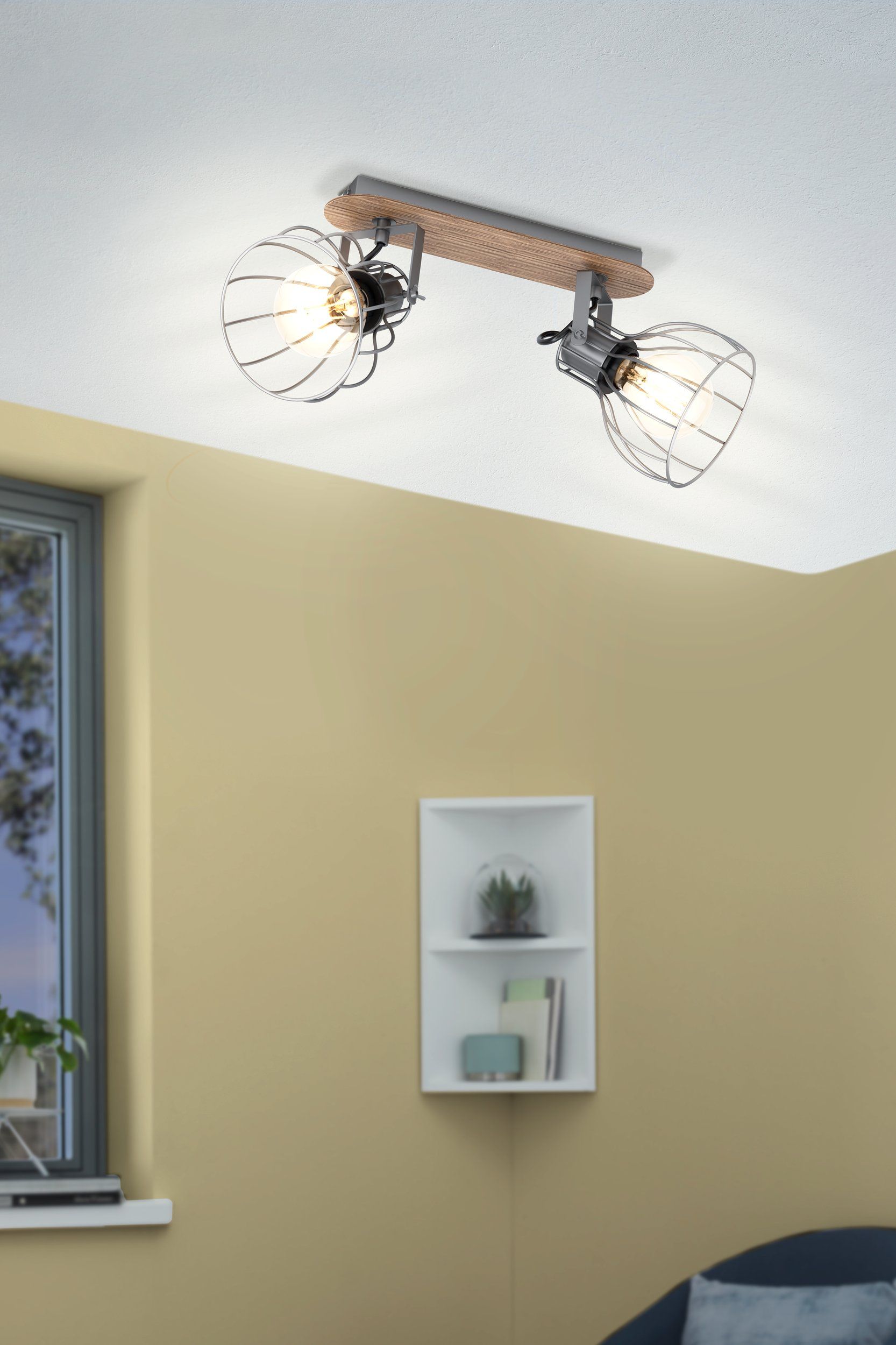 Eglo 98135 SAMBATELLO - Stropní retro svítidlo + Dárek 2x LED retro žárovka
