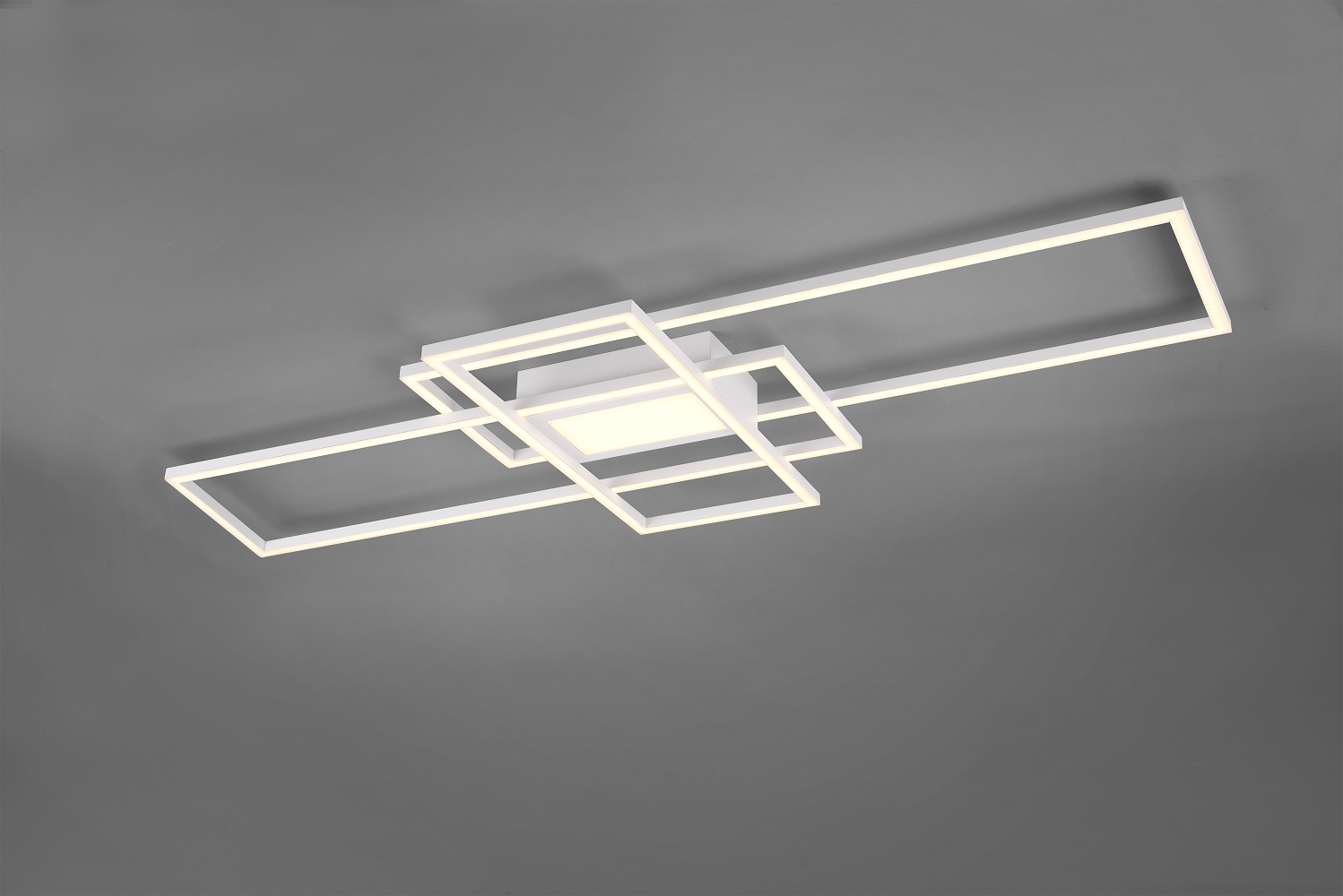 Trio Leuchten 620010431 IRVINE - Stropní LED svítidlo s dálkovým ovladačem, LED 60W, 3000 - 6500K, 105x42cm, matná bílá