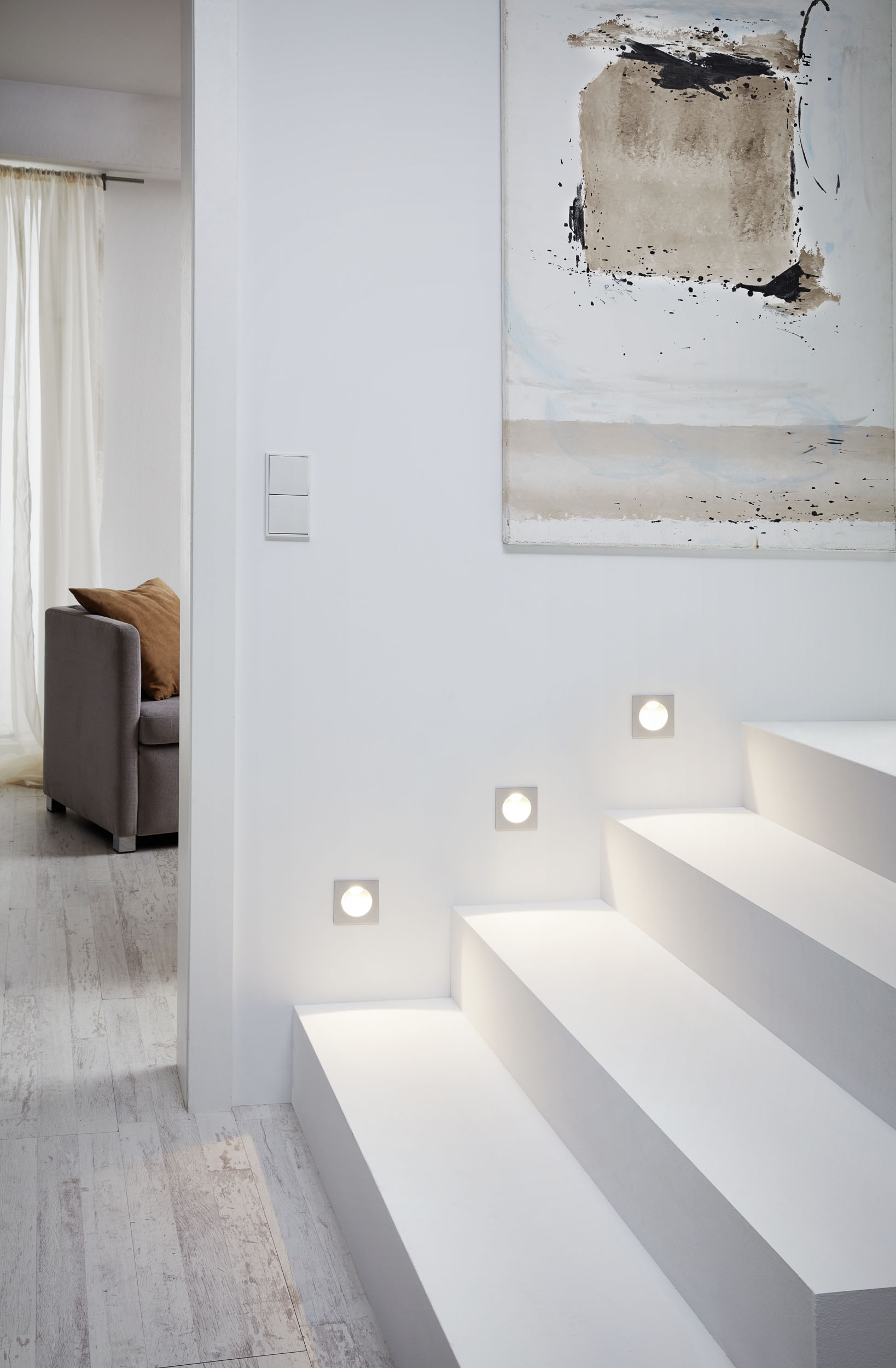 Eglo 96901 ZARATE - LED svítidlo schodišťové, zápustné, LED 2W, 3000K