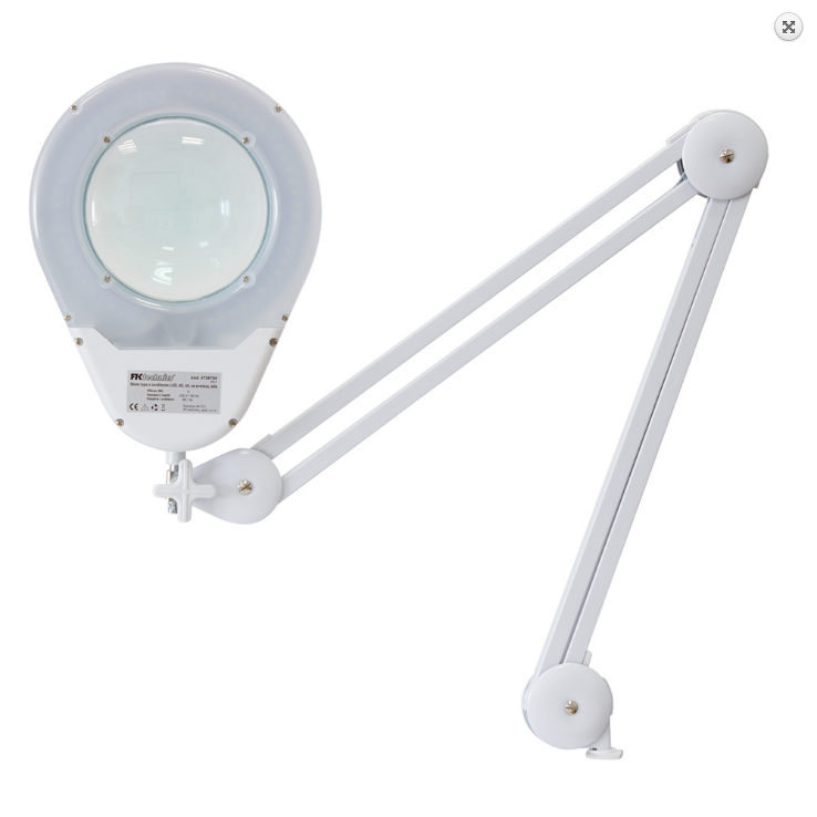 FKT 4738795 - LED Stolní lampa s lupou 3x