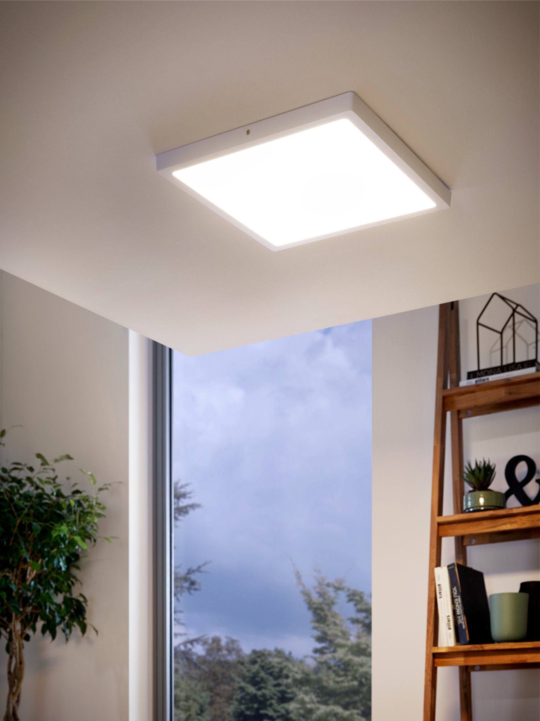 Eglo 97264 FUEVA 1 - LED stropní svítidlo 40 x 40cm, 25W, 3000K, bílá