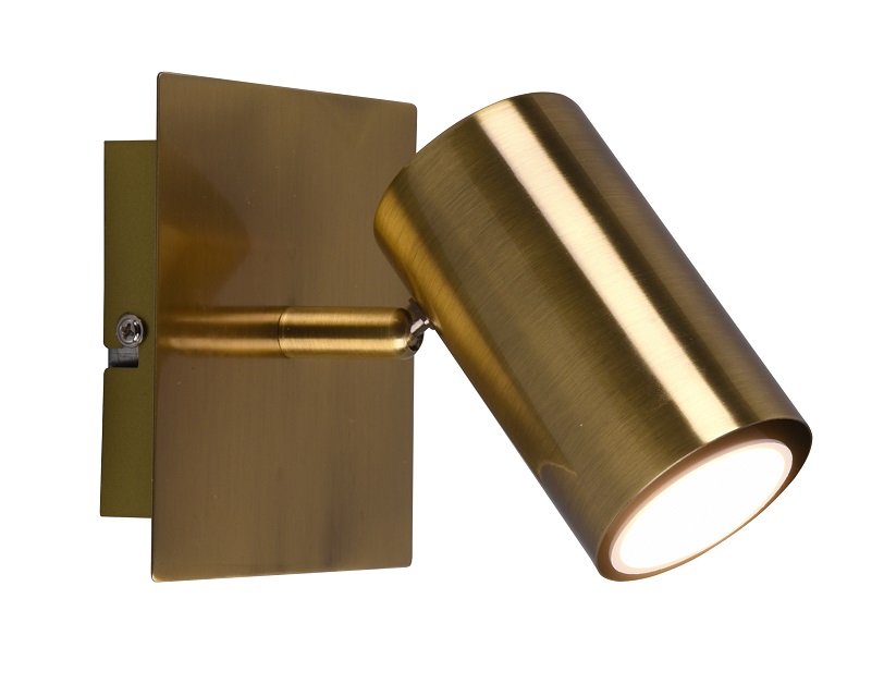 Trio Leuchten 802400104 MARLEY brass - Nástěnné nebo stropní bodové svítidlo ve staromosazné barvě 1 x GU10