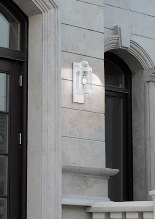 Trio Leuchten 204160131 SAMBESI - Nástěnné venkovní svítidlo s možností aktivace automatického senzoru DEN / NOC, IP44, 1 x E27