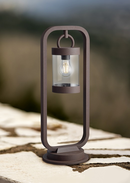 Trio Leuchten 504160124 SAMBESI - Venkovní lampa s možností aktivace automatického senzoru DEN / NOC, IP44, 1 x E27, 60cm