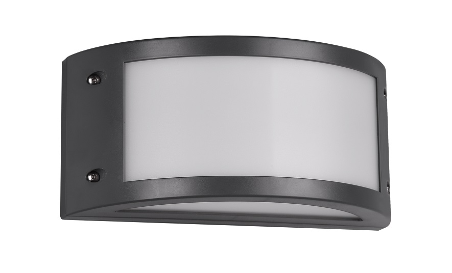 Trio Leuchten R22151142 KENDAL - Venkovní LED svítidlo na zeď v šedé antracitové barvě, LED 12W, 3000K, IP54
