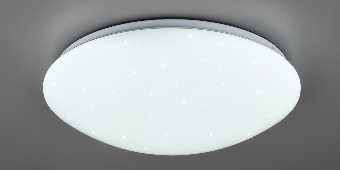 Trio Leuchten R62961000 LUKIDA - Stmívatelné stropní svítidlo, dálkový ovladač, LED 18W, 3000 - 6000K, Ø 38cm