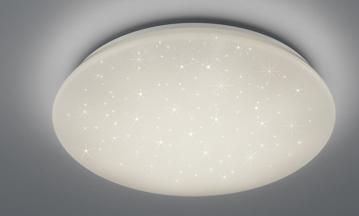 Trio Leuchten R62603000 POTZ - Stmívatelné stropní svítidlo vhodné do koupelny, LED 21W, 4000K, Ø 50cm