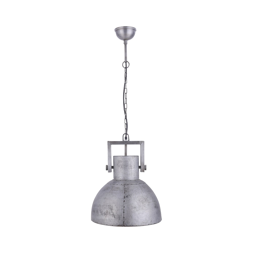 Leuchten Direkt 11484-77 SAMIA- Industriální kovový lustr 1 x E27, Ø 40cm