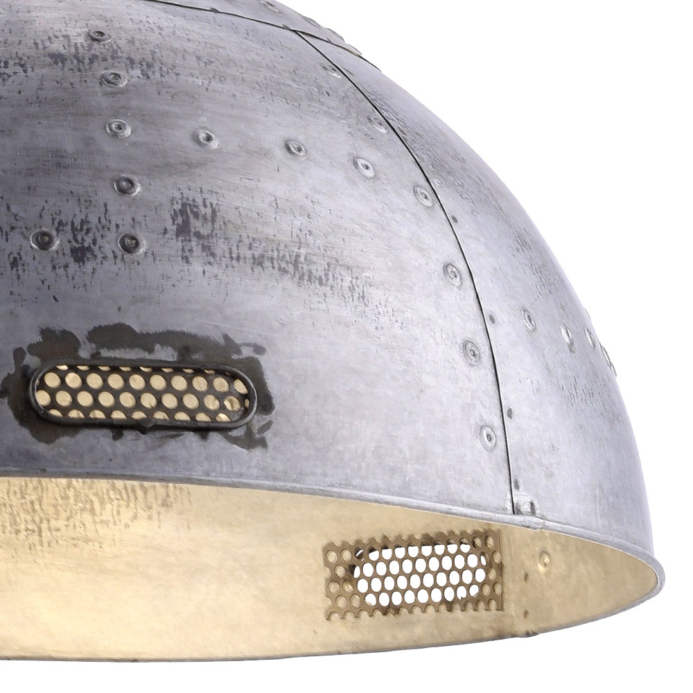 Leuchten Direkt 11494-77 SAMIA- Industriální kovový lustr 1 x E27, Ø 60cm