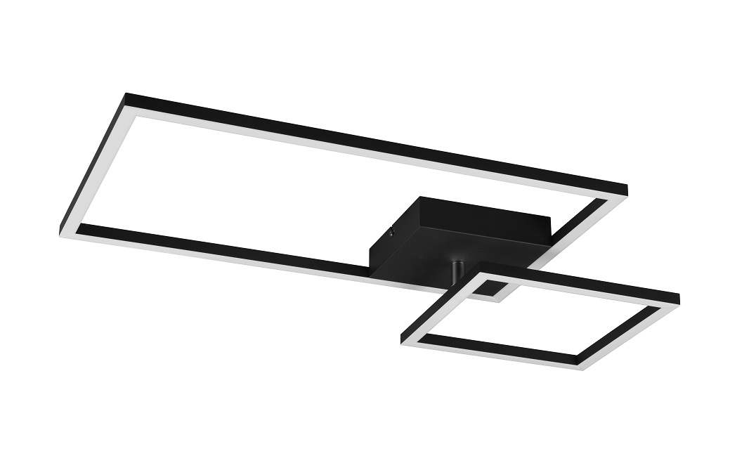 Trio Leuchten R62642132 PADELLA - Stropní lustr stmívatelný klasickým vypínačem, LED 25W, 3000K, 3000lm, 63 x 37cm