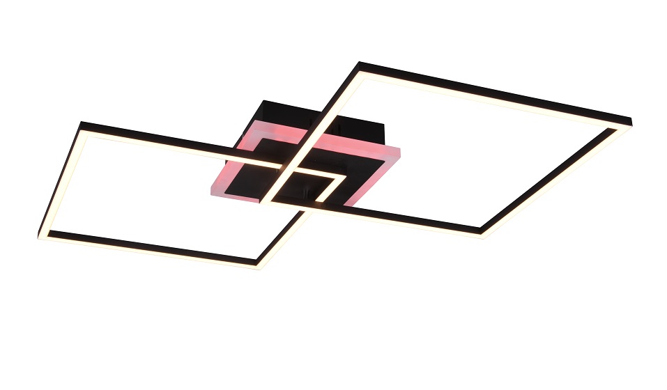 Trio Leuchten R62843132 ARRIBO - Stropní LED svítidlo stmívatelné ovladačem, nebo vypínačem + RGB, LED 35,5W, 3000K