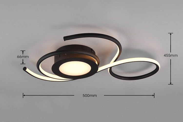 Trio Leuchten 623410232 JIVE - Stropní LED lustr s dálkovým ovladačem, LED 36W, 2700 - 6000K, 50 x 45cm