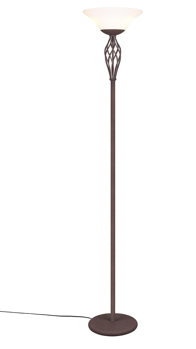 Trio Leuchten 401000224 RUSTICA - Rustikální stojací lampa, 180cm výška, 2 x E27 
