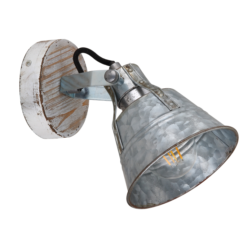 Globo 15366Z-1 GÜNTHER - Nástěnné nebo stropní industriální bodové svítidlo 1 x E27