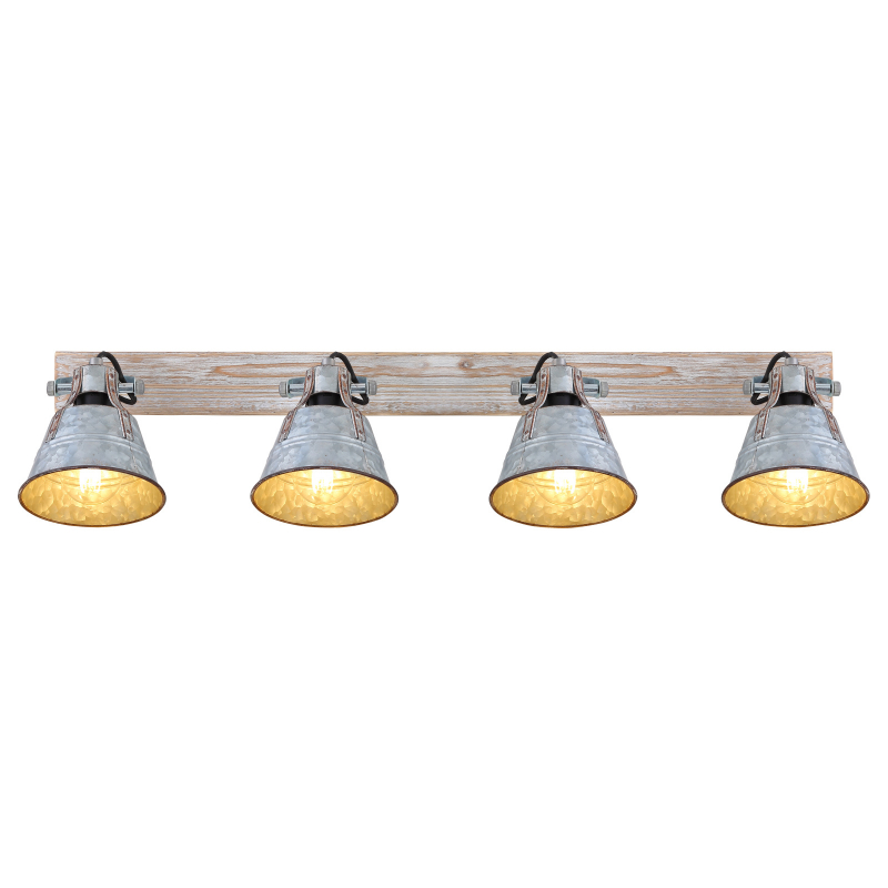 Globo 15366Z-4 GÜNTHER - Stropní industriální bodové svítidlo 4 x E27, 82cm