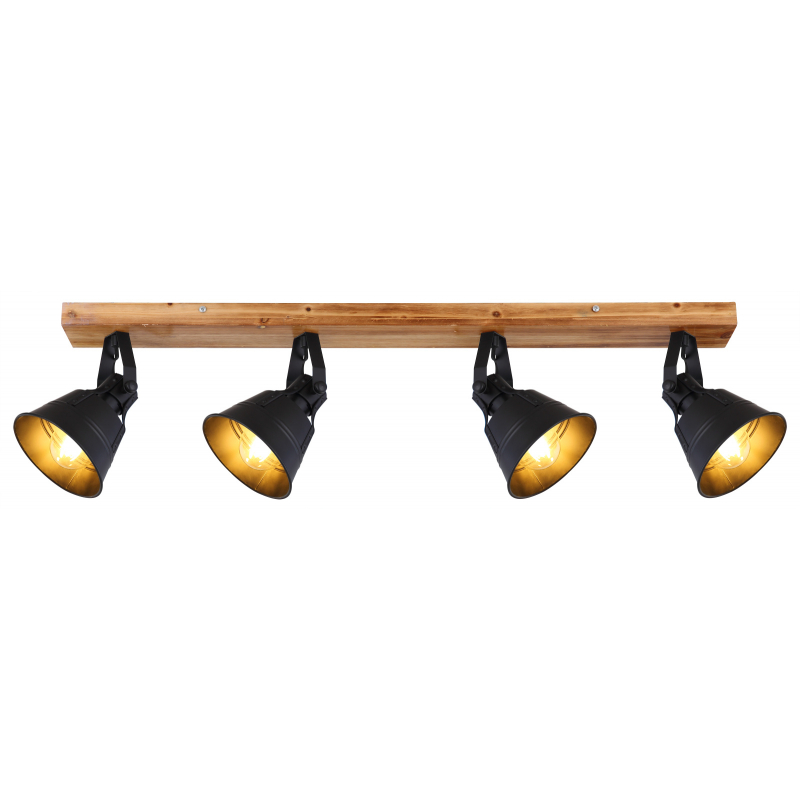 Globo 15466S-4 GÜNTHER - Stropní industriální bodové svítidlo 4 x E27, 82cm