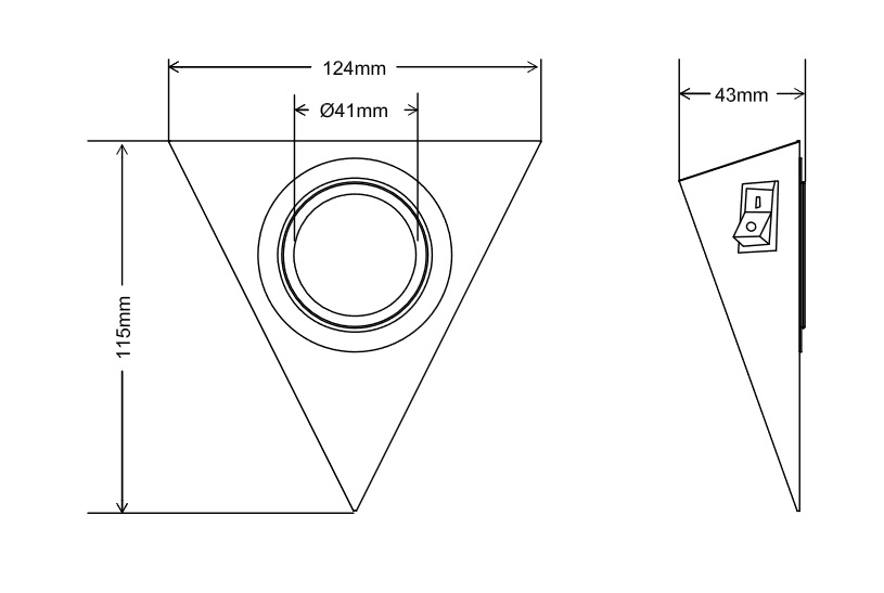 Trio Leuchten 273370307 ECCO - Sada 3ks LED kuchyňských svítidel 3 x 3W