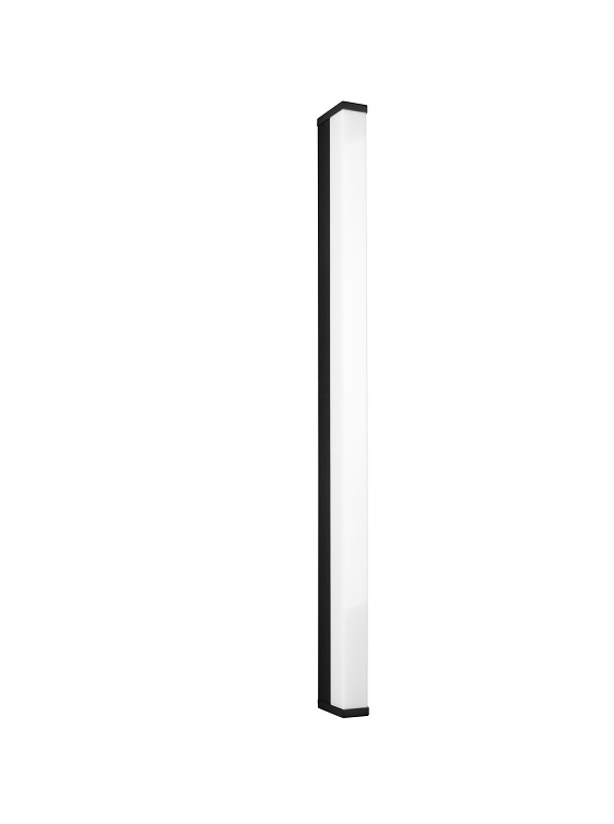 Trio Lecuhten 283817932 FABIO - Koupelnové svítidlo k zrcadlu v černé barvě, LED 12W, 3000K, 80cm, IP44