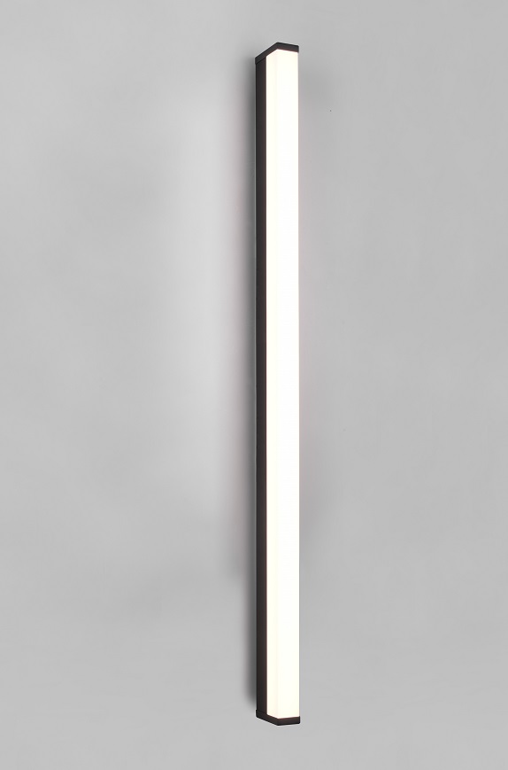 Trio Lecuhten 283811232 FABIO - Koupelnové svítidlo k zrcadlu v černé barvě, LED 20W, 3000K, 120cm, IP44