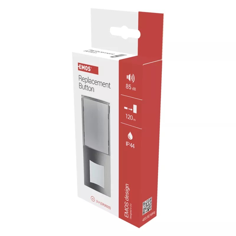 Emos P5760T - Náhradní tlačítko k bezdrátovým zvonkům P5760, P5763, P5763R 