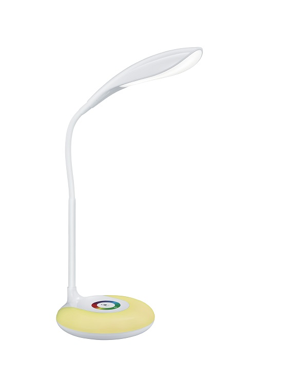 Trio Leuchten R52781201 KRAIT - LED dotykem stmívatelná stolní lampička v bílé barvě , LED 3,5W, 3000K + RGB