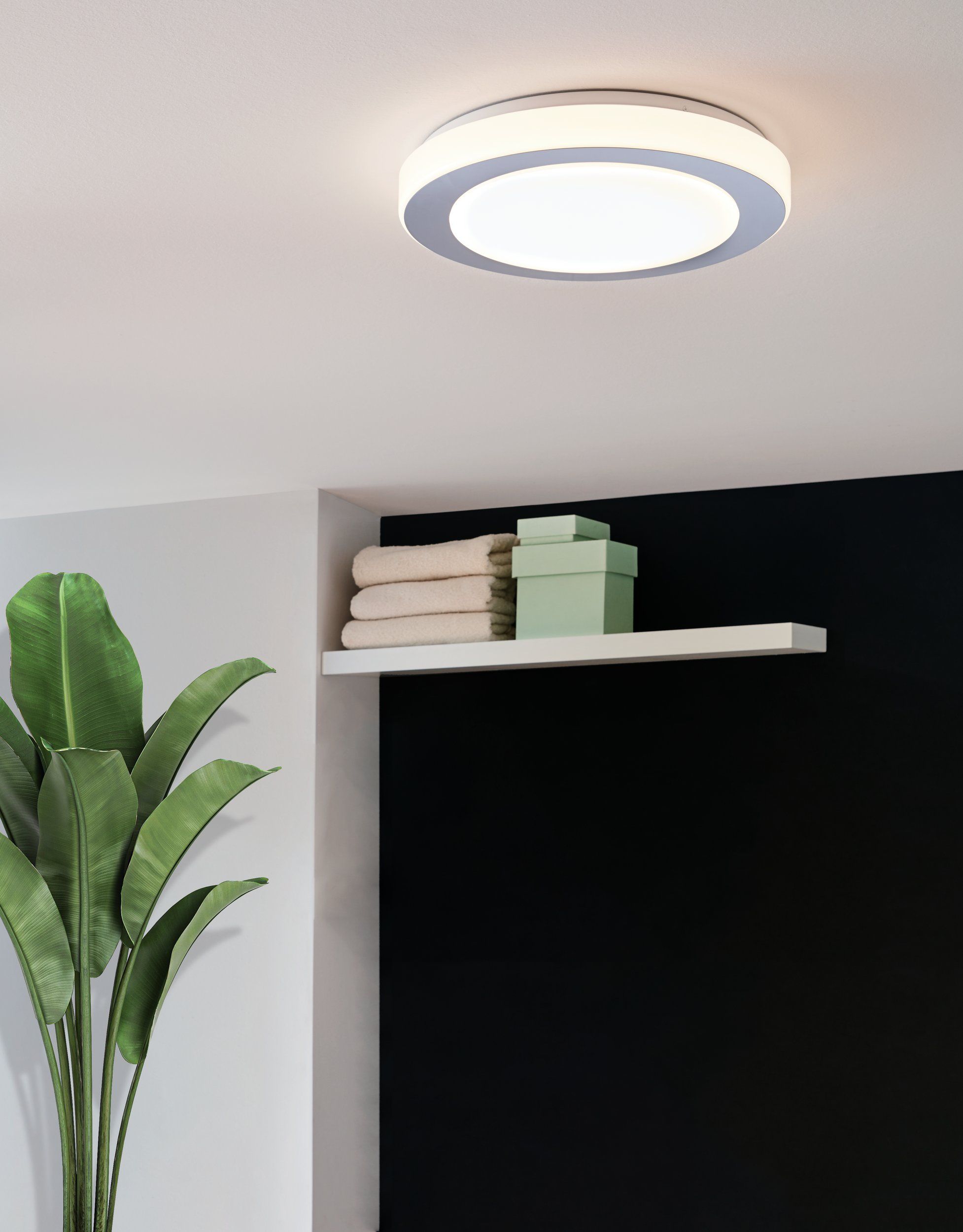 Eglo 95283 LED CARPI - LED stropní koupelnové svítidlo Ø 38,5cm, 16W, 3000K, IP44