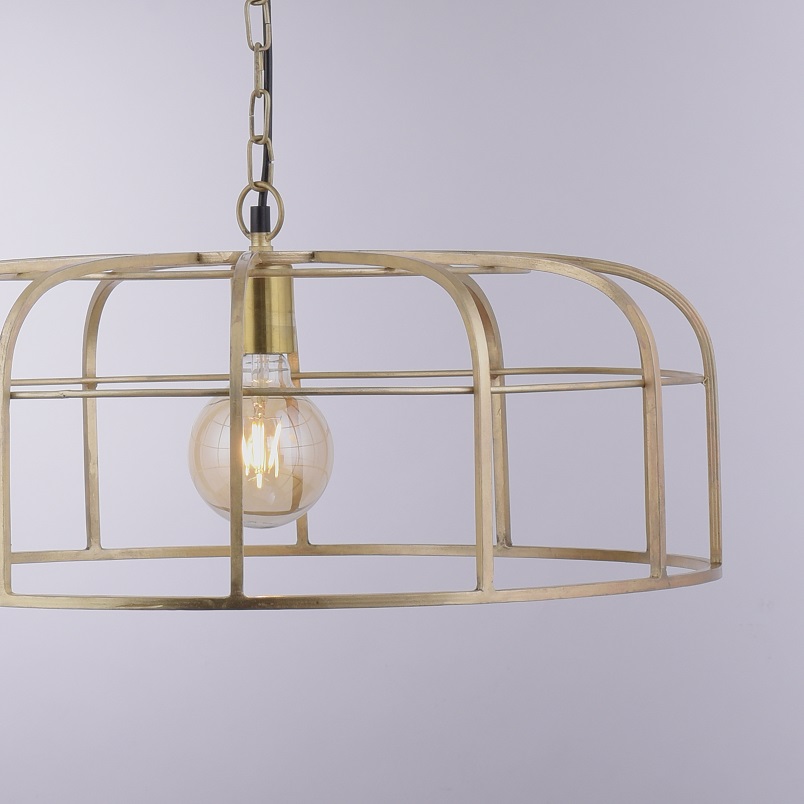 Leuchten Direkt 11493-60 AMIR - Závěsný lustr s mozasným stínidlem, 1 x E27, Ø 58cm