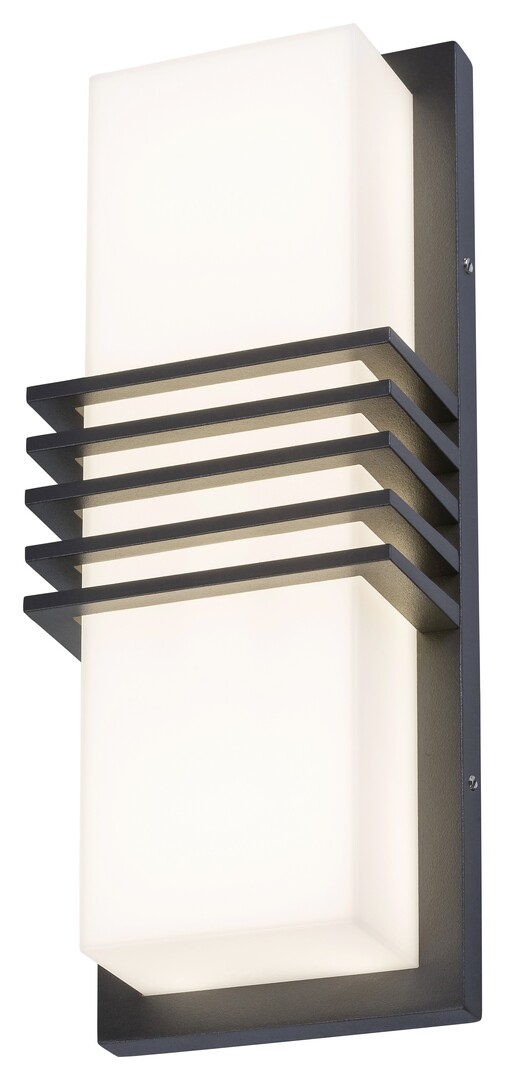 Rabalux 8940 RODEZ - Nástěnné LED venkovní svítidlo v antracitové barvě, LED 12W, 4000K, IP44