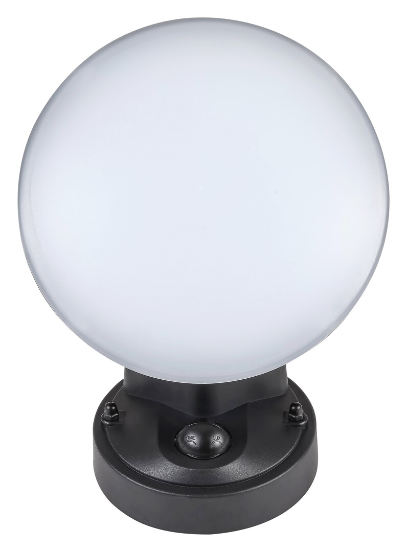 Rabalux 8135 VARNA - Nástěnné LED venkovní svítidlo v černé barvě s čidlem pohybu, LED 12W, 4000K, IP54