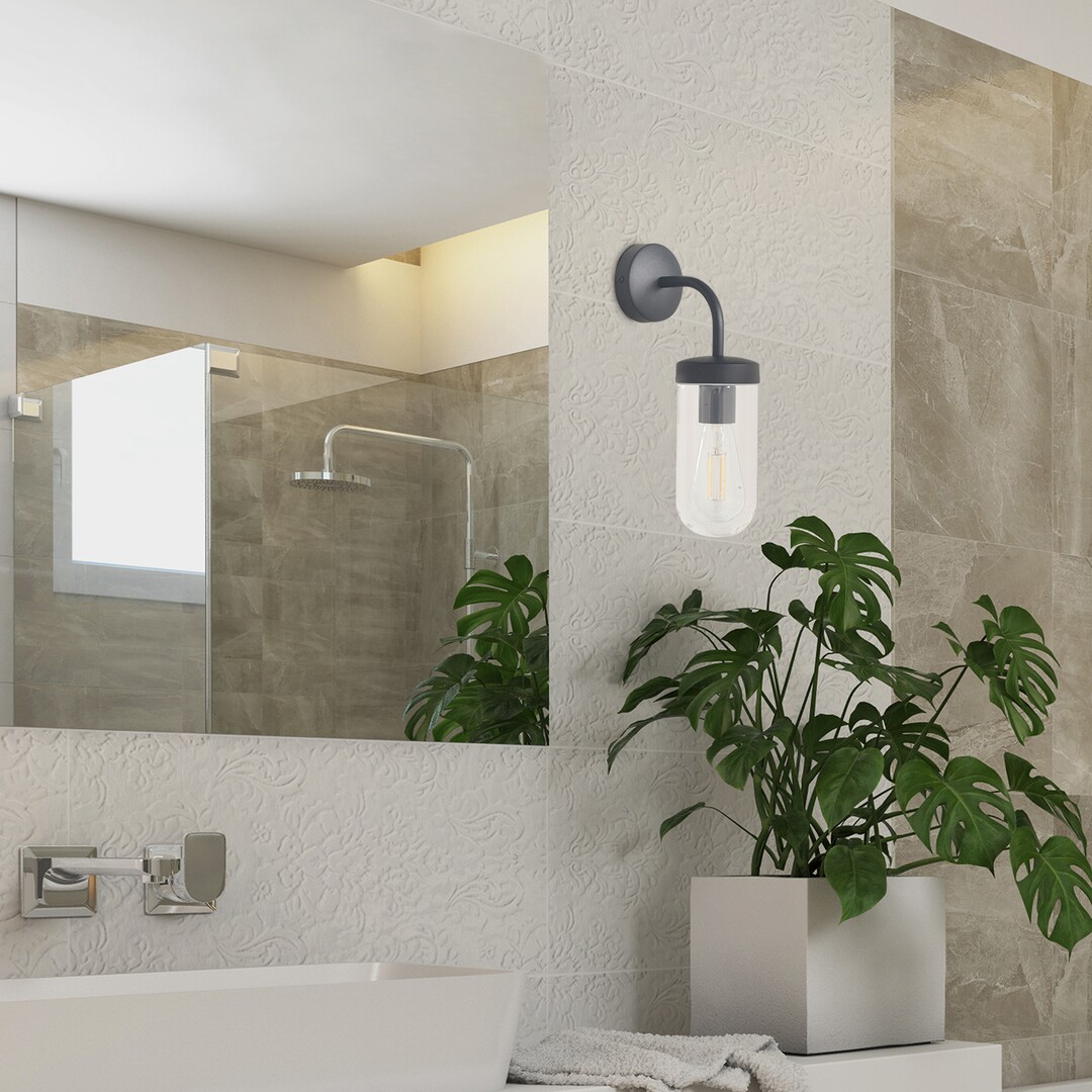 Rabalux 3310 YAGO - Nástěnné svítidlo do koupelny v retro stylu, 1 x E14, IP44