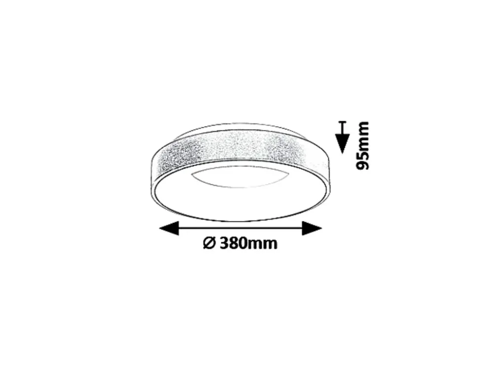 Rabalux 5052 CARMELLA - LED stropní svítidlo ve zlaté hnědé barvě, 30W, 4000K, Ø 38cm