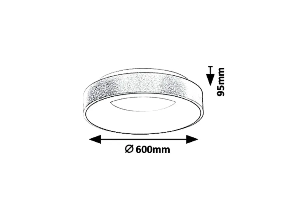 Rabalux 5053 CARMELLA - LED stropní svítidlo ve zlaté hnědé barvě, 50W, 4000K, Ø 60cm