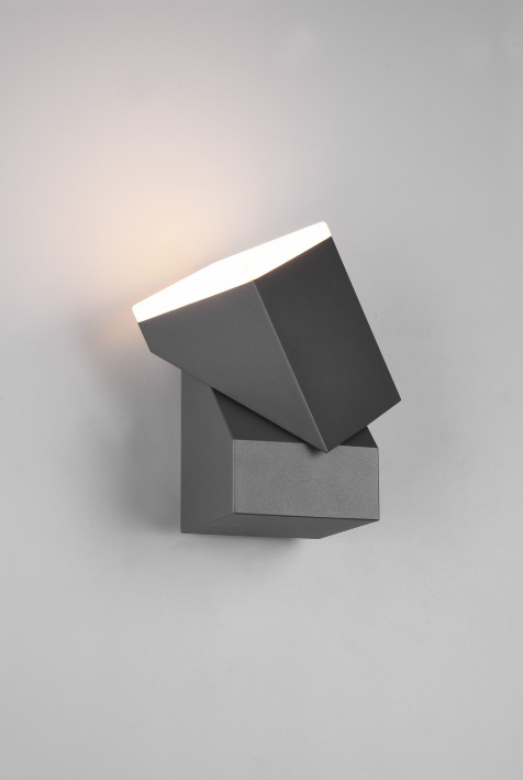 Trio Leuchten 270660142 AVON - Nástěnné venkovní svítidlo s natáčecí hlavou, LED 7W, 3000K, IP54