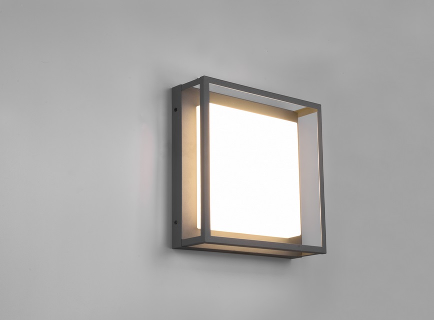 Trio Leuchten 677860142 WITHAM - Nástěnné venkovní svítidlo s přepínáním barvy světla 2300K + 3000K + 4000K, LED 14W, IP54 