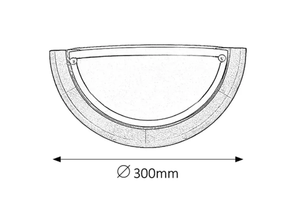 Rabalux 5407 UFO - Dřevěné nástěnné svítidlo 1 x E27