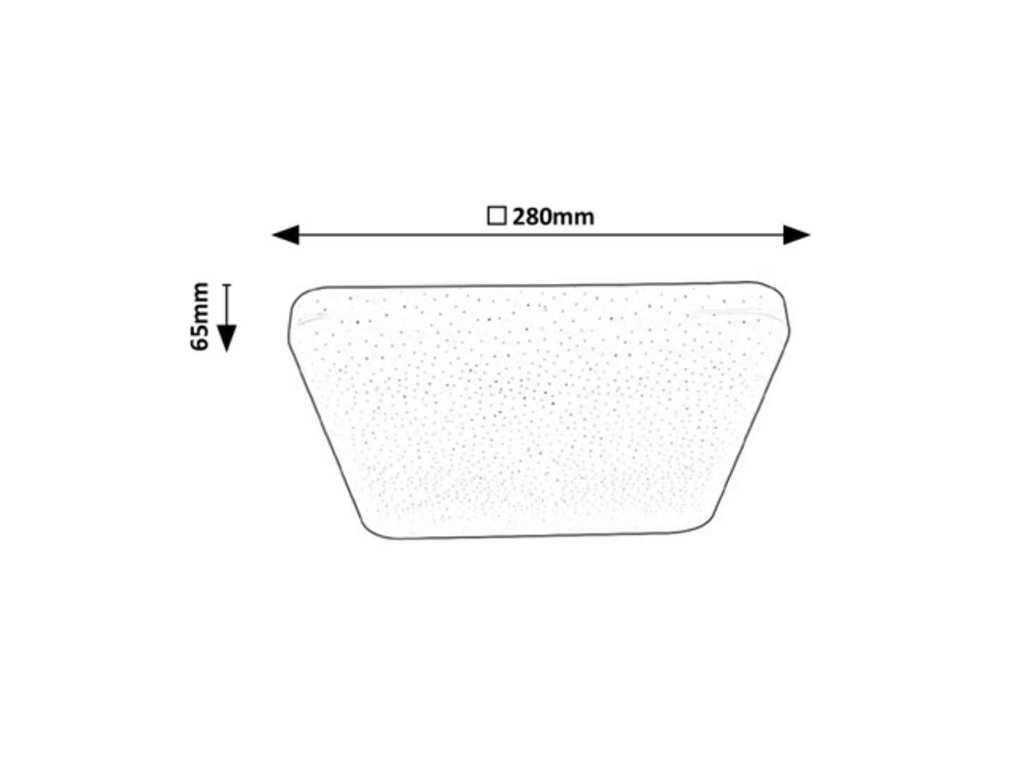 Rabalux 3072 LUCAS - LED stropní svítidlo, 28 x 28cm, 12W, 4000K
