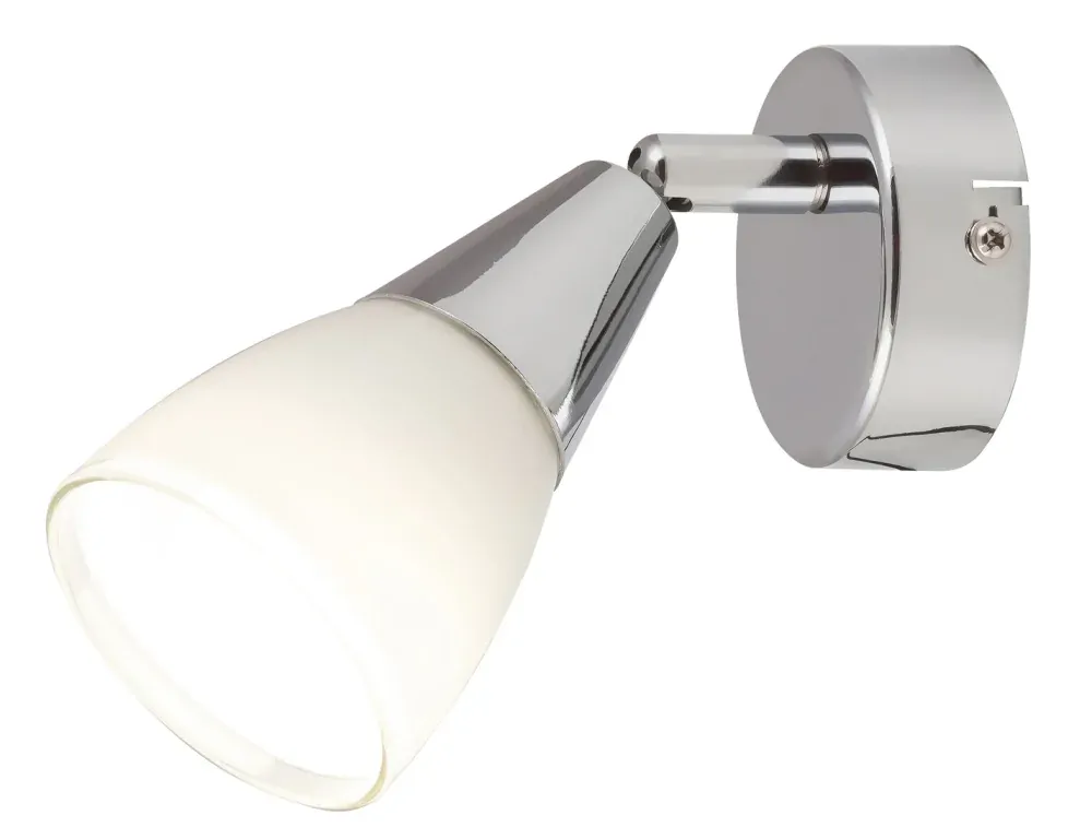 Rabalux 6767 NICOLETTE - Bodové svítidlo na zeď v lesklém chromu, 1 x E14