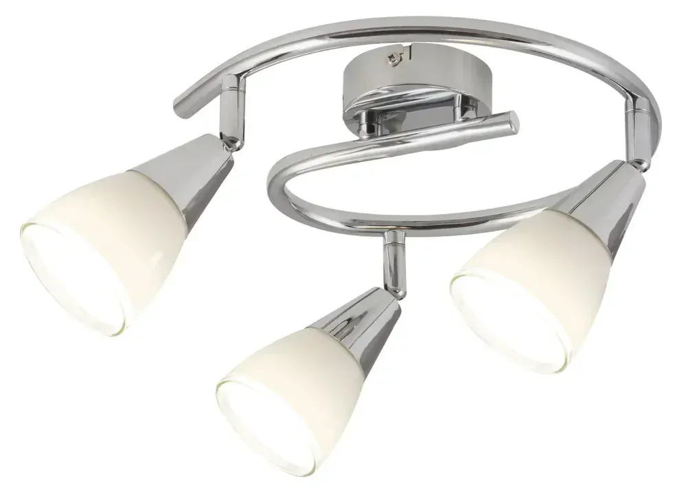 Rabalux 6769 NICOLETTE - Bodové svítidlo na strop v lesklém chromu, 3 x E14