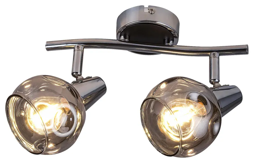 Rabalux 5347 TAMARA - Stropní svítidlo s kouřovými skly, 2 x E14