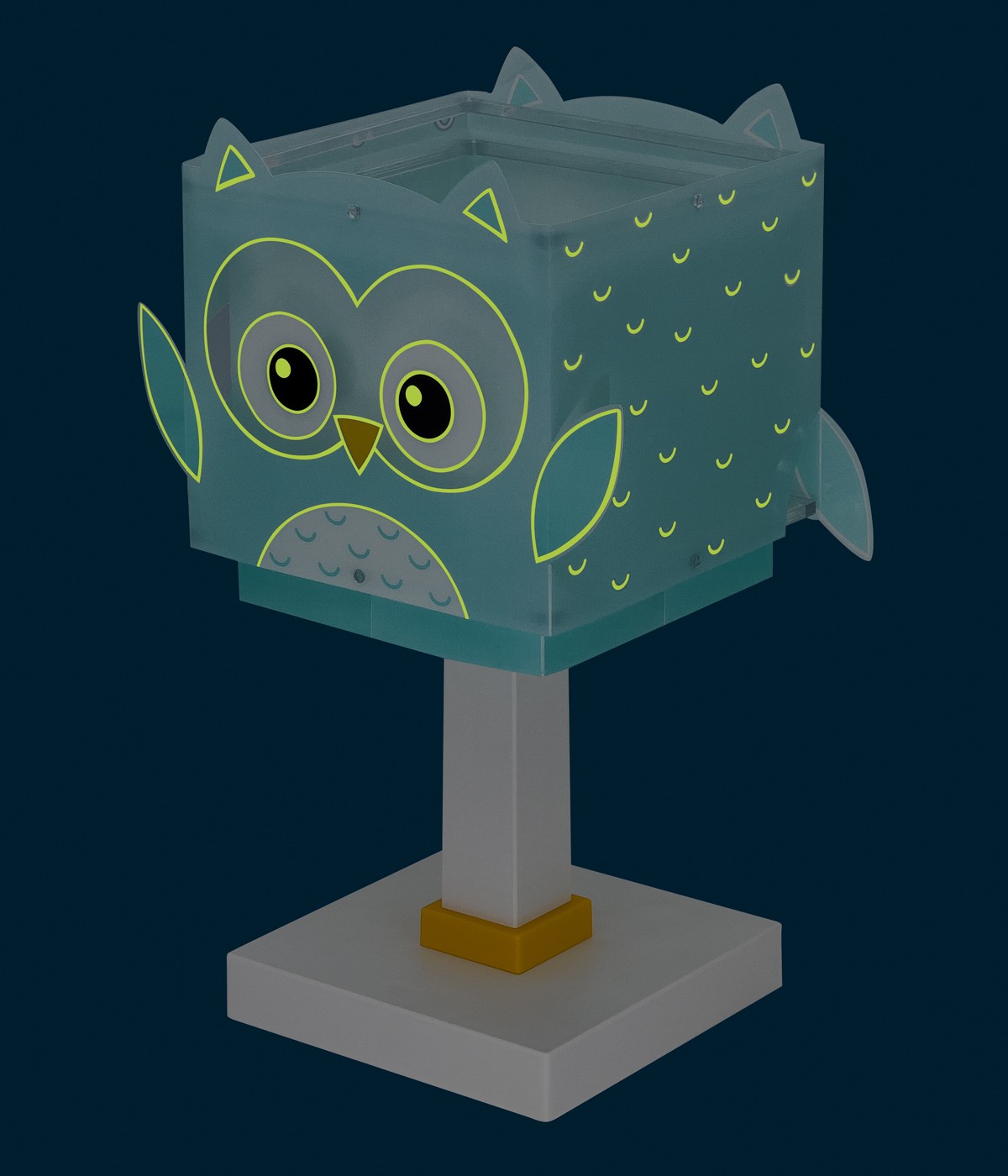 Dalber 64391 LITTLE OWL - Dětská stolní lampička s motivem sovičky + Dárek LED žárovka