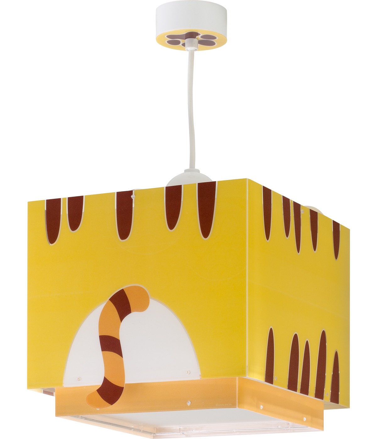 Dalber 64562 LITTLE TIGER - Dětský lustr s tygříkem + Dárek LED žárovka