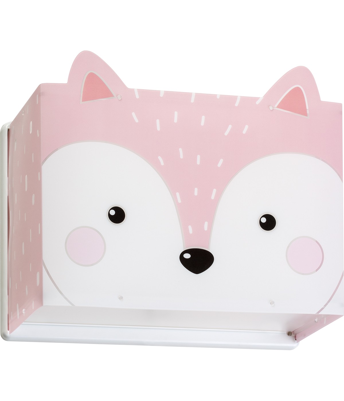 Dalber 64588 LITTLE FOX - Dětská nástěnná lampička s motivem malé lišky a s kabelem do zásuvky + Dárek LED žárovka